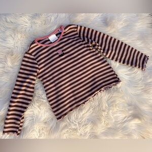 Zara Kids Striped Brown and Pink Bottoms